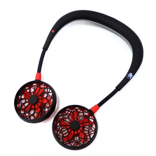 NERVモデル SPICE OF LIFE ダブルファン ver.2.0(携帯用扇風機) 「エヴァンゲリオン×WFan」(箱・ジャケット・ケース不備(中))