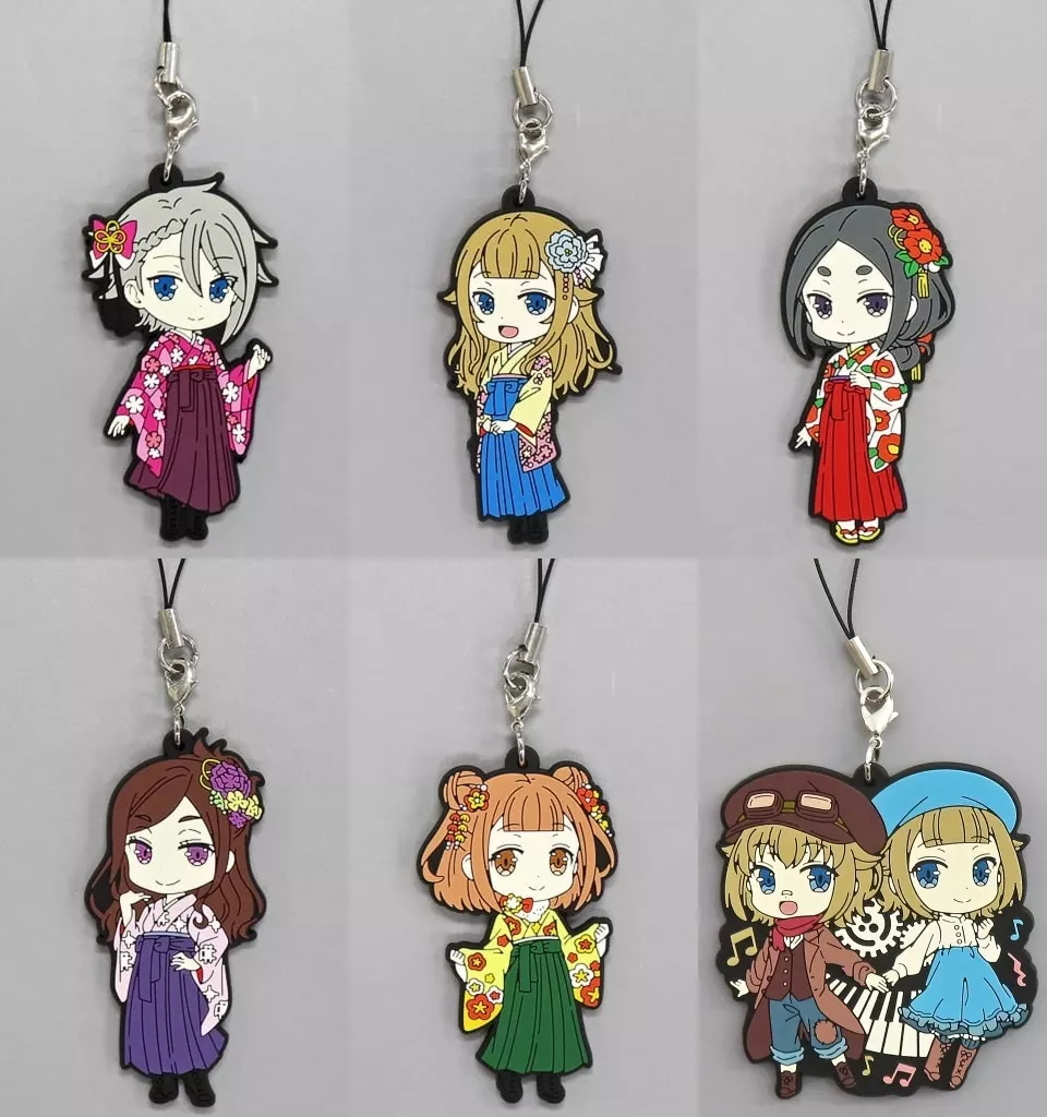 全5種セット+BOX購入特典 「プリンセス・プリンシパル＠ダッシュストア ラバーストラップコレクション 和服ver」