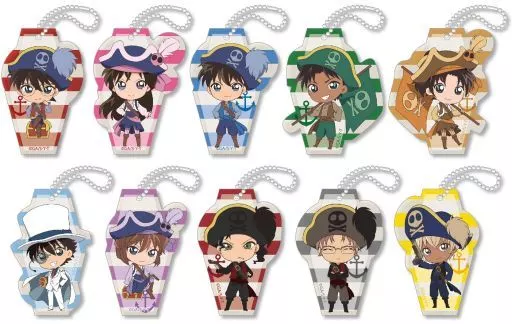 全10種セット 「名探偵コナン トイズワークスコレクション にいてんごアクリルキーホルダーコレクション 海賊ver.」