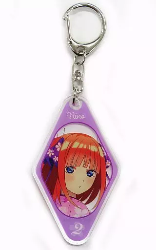 中野二乃(アップ) 「五等分の花嫁∬ 描き下ろしイラスト 桜和装ver. トレーディングアクリルキーホルダー」