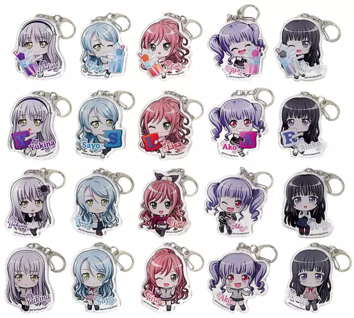 全20種セット 「BanG Dream! ガールズバンドパーティ! Roseliaがいっぱいトレーディングアクリルキーホルダー」