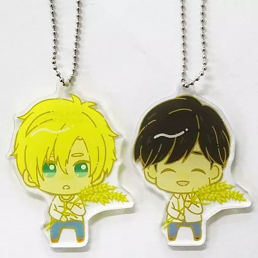 アッシュ＆英二(2種1セット) 「BANANA FISH トレーディング ちょこんと! アクリルキーホルダー」 AMNIBUS BOX購入特典