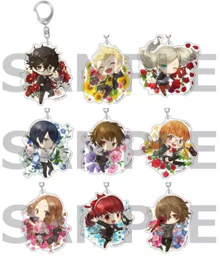 全9種セット 「ペルソナ5 ザ・ロイヤル きゃらふろるアクリルキーホルダー」