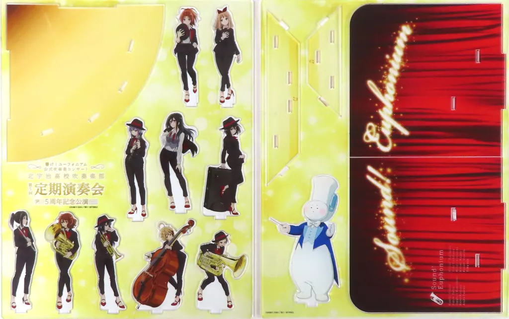 雑貨　[単品] 集合 5周年記念公演スペシャルジオラマパネル 「響け!ユーフォニアム 公式吹奏楽コンサート～北宇治高校吹奏楽部 第5回定期演奏会 5周年記念公演～ プレミアム記念グッズ付き視聴チケット」 同梱特典