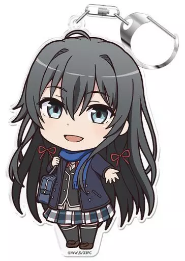 雪ノ下雪乃(冬服ver.) ぷにこれ!キーホルダー(スタンド付) 「やはり俺の青春ラブコメはまちがっている。完」
