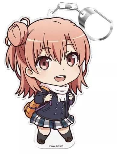 由比ヶ浜結衣(冬服ver.) ぷにこれ!キーホルダー(スタンド付) 「やはり俺の青春ラブコメはまちがっている。完」