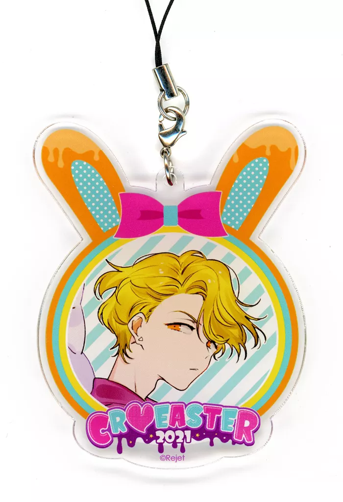 ジュダ EASTER BUNNYアクリルストラップ 「ディア ヴォーカリスト Raving Beats!!! CR▼EASTER 2021くじ」 C-3賞 Rejet Fes.2021 TRY!グッズ