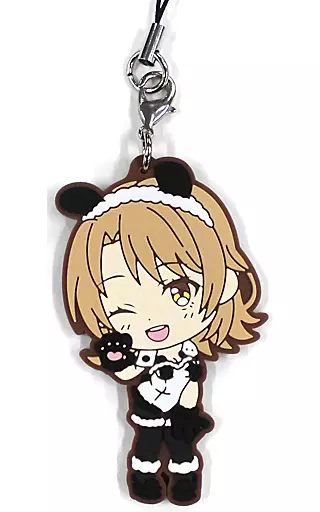 一色いろは/右目ウィンク ラバーストラップ きゅんキャラいらすとれーしょんず 「一番くじ やはり俺の青春ラブコメはまちがっている。完 あつまれ!パンさんパーティ!」 G賞