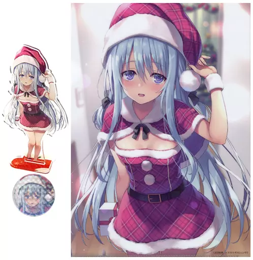ようこそ実力至上主義の教室へ　椎名ひより クリスマスミニグッズセット 駿河屋 -<中古>椎名ひより ミニグッズセット クリスマスver