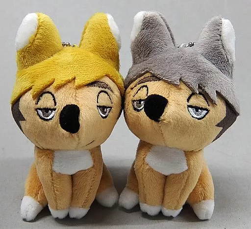侑キツネ&治キツネ ぬいぐるみマスコットチャーム2個セット 駿河屋 -<中古>侑キツネ&治キツネ ぬいぐるみマスコット