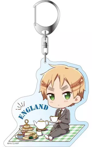 イギリス 描き起こしアクリルキーホルダー 「ヘタリア World★Stars」