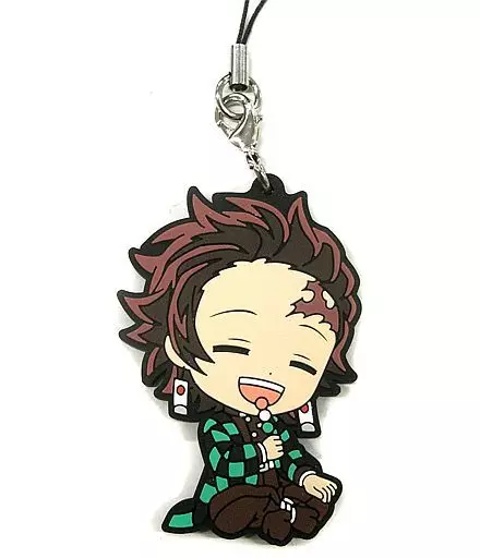 竈門炭治郎 ラバーストラップ ～ほっと一息ver.～ きゅんキャラいらすとれーしょんず 「一番くじ 鬼滅の刃～鬼殺の志～」 F賞