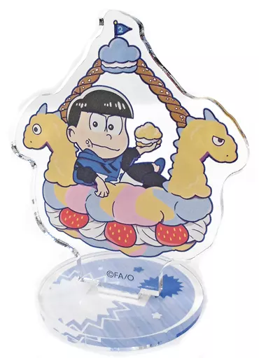 雑貨　全6種セット 「おそ松さん×COLLABO CAFE HONPO LABO トレーディングミニキャラアクリルスタンド」 駿河屋 -<中古>カラ松 「おそ松さん×COLLABO CAFE HONPO 第1弾