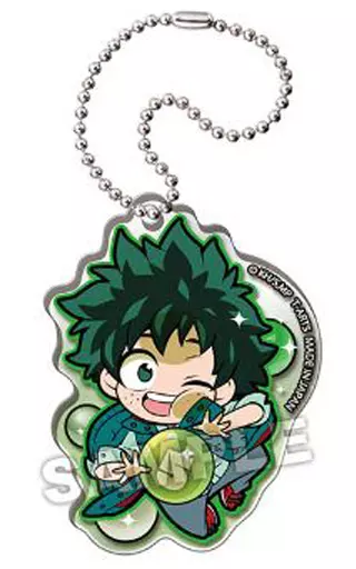 緑谷出久 「僕のヒーローアカデミア ぴた!でふぉめ Happy 5 years アクリルキーホルダー」