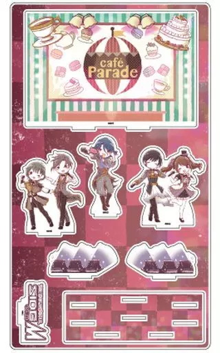 11.Cafe Parade プレミアム アクリルジオラマプレート グラフアートデザイン 「アイドルマスター SideM」