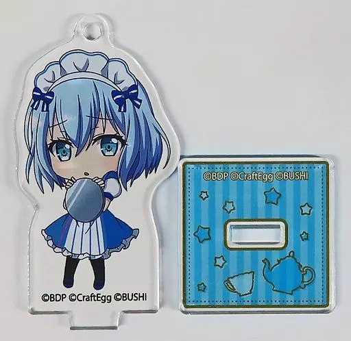 雑貨　倉田ましろ ミニアクリルスタンドマスコット 「BanG Dream! ガールズバンドパーティ!×ローソン」 Loppi・HMV＆BOOKS online限定