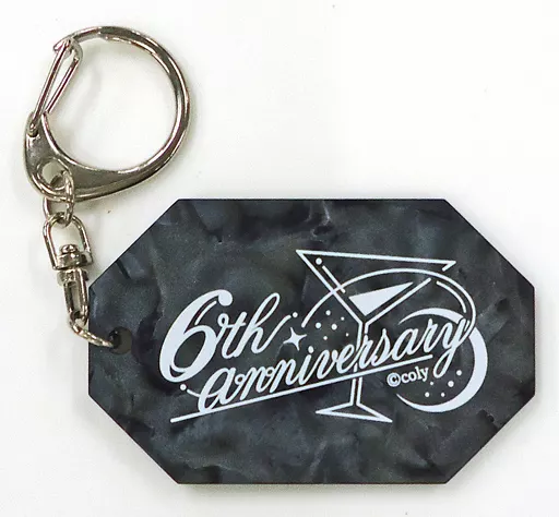 ロゴ 6th Anniversary キーホルダー 「ドラッグ王子とマトリ姫 Premium Showroom Midnight Neon in マルイ」