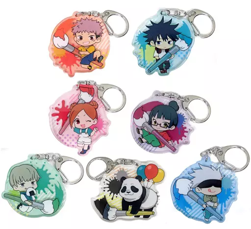 全7種セット 「呪術廻戦 ふでマメ アクリルキーホルダー3」