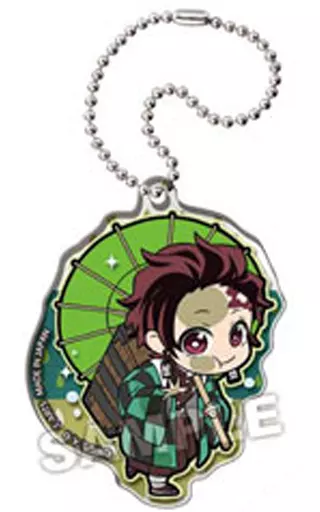 竈門炭治郎 「鬼滅の刃 ぴた!でふぉめ 和傘 アクリルキーホルダー」
