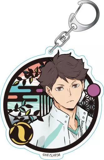 及川徹 切り絵シリーズ アクリルキーホルダー 「ハイキュー!!」