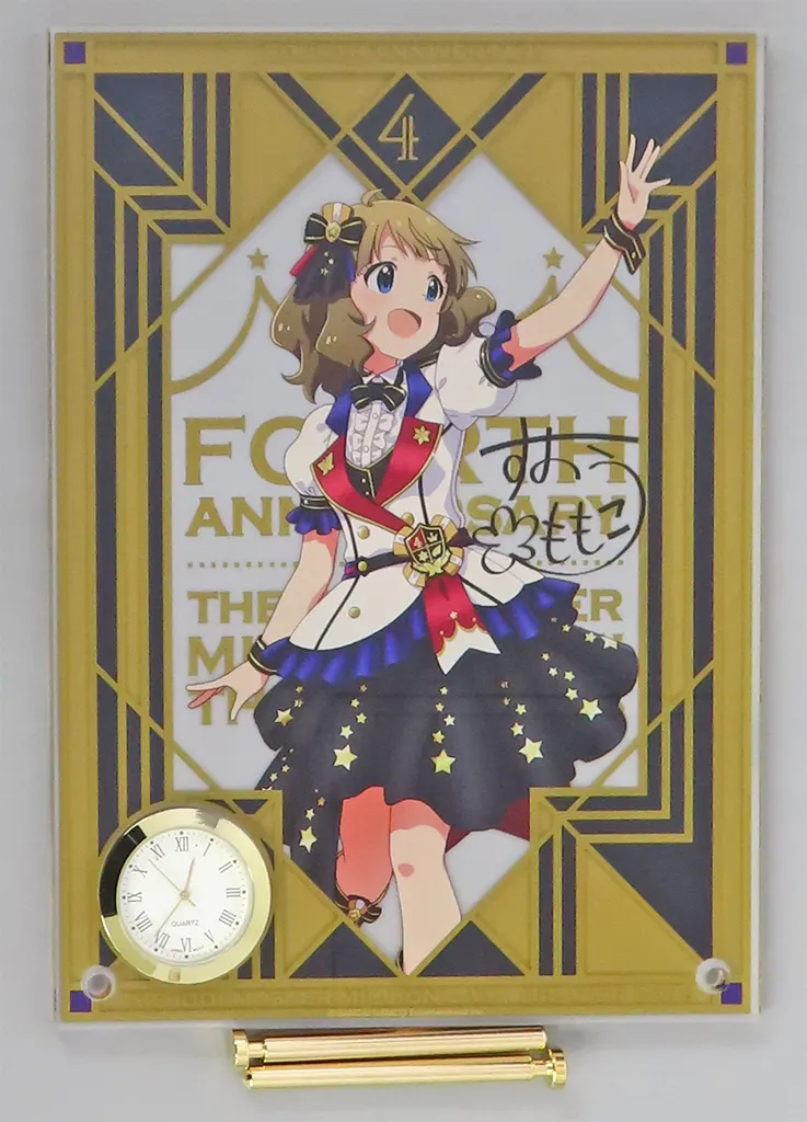 周防桃子 時計付アクリルアート ドリーム・プレリュードver. 「アイドルマスター ミリオンライブ!」（本体不備（中））