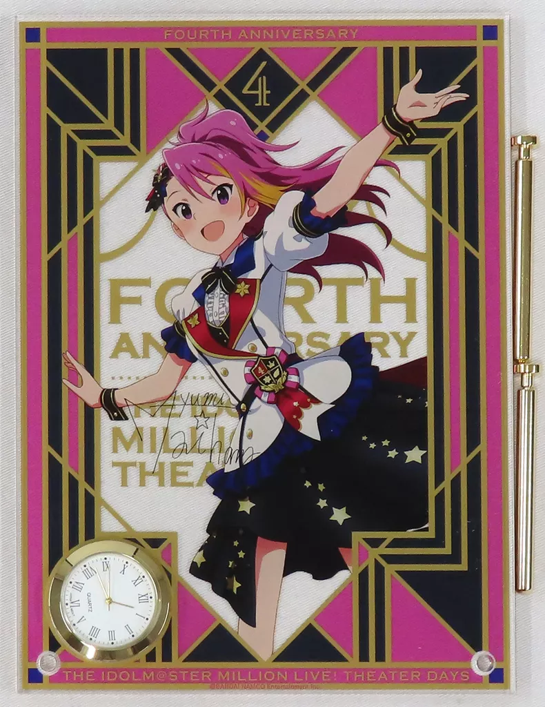 舞浜歩 時計付アクリルアート ドリーム・プレリュードver. 「アイドルマスター ミリオンライブ!」