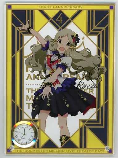 伴田路子(ロコ) 時計付アクリルアート ドリーム・プレリュードver. 「アイドルマスター ミリオンライブ!」