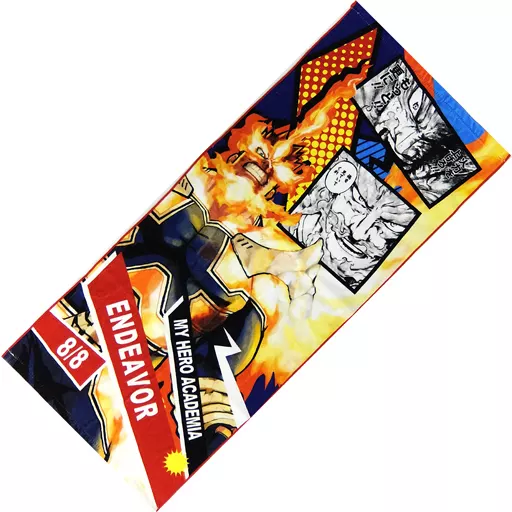 僕のヒーローアカデミア　ヒロアカ　フルカラーフェイスタオル　エンデヴァー 駿河屋 -<中古>エンデヴァー フルカラーフェイスタオル 「僕のヒーロー