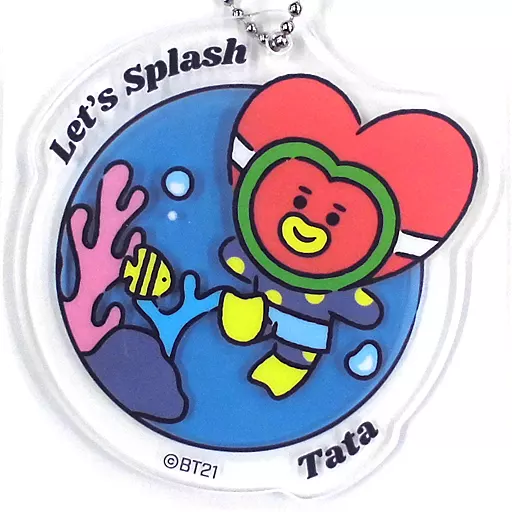 TATA(ブイ) オリジナルアクリルキーホルダー 「BT21」 ファミリーマート限定