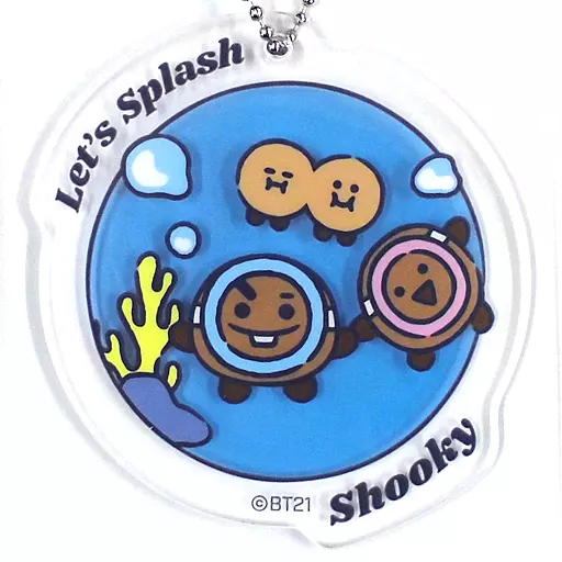SHOOKY(シュガ) オリジナルアクリルキーホルダー 「BT21」 ファミリーマート限定
