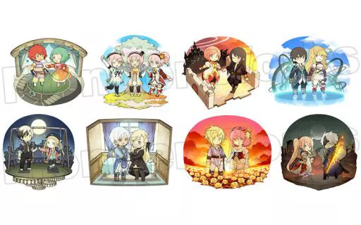 全8種セット 「テイルズ オブ シリーズ キャラクタークロニクル トレーディングアクリルスタンドキーホルダー Vol.3」