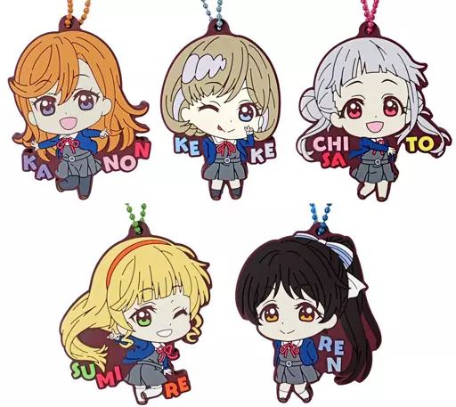 全5種セット 「ラブライブ!スーパースター!! カプセルラバーマスコット」