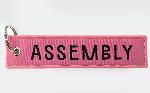星野源 ASSEMBLY FLIGHT TAG(フライトタグ) ピンク 「Gen Hoshino presents “Assembly” Vol.01」