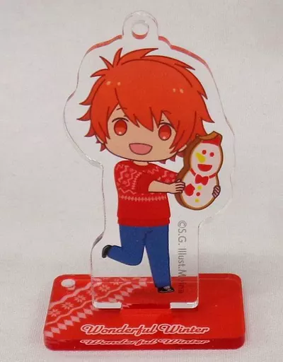 一十木音也 「うたの☆プリンスさまっ♪ スタンド付きアクリルキーホルダーコレクション Wonderful Winter ちびキャラVer.」 SHINING STORE2020グッズ