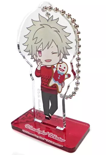 黒崎蘭丸 「うたの☆プリンスさまっ♪ スタンド付きアクリルキーホルダーコレクション Wonderful Winter ちびキャラVer.」 SHINING STORE2020グッズ