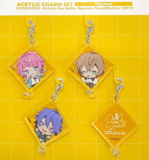 Fling Posse アクリルチャームセット(4個セット) Hypnosis Flava Ver. 「ヒプノシスマイク-Division Rap Battle- Hypnosis Flava＠Mixalive TOKYO」