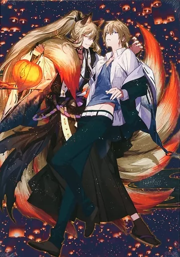 駿河屋 -<中古>ザクロ 秘めたる闇夜の魔灯篭 キャンバスアート 「幽幻