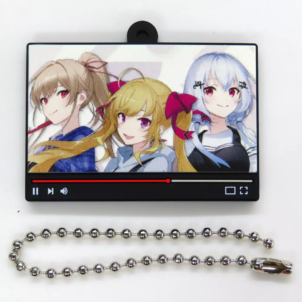 集合(女性ライバー) 配信画面風キーホルダー 「バーチャルYouTuber にじさんじ×SHIBUYA TSUTAYA」
