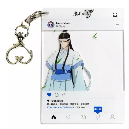 藍曦臣 アクリルクリアカード 「魔道祖師」 中国限定
