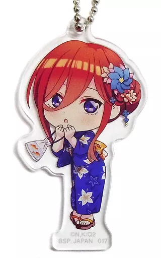 中野三玖 アクリルチャーム 「一番くじONLINE 五等分の花嫁∬ ～『ねぇ、一緒にお祭りに行かない?』～」 L賞