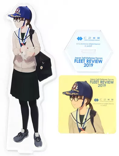 雑貨　しーちゃんmode コラボ記念アクリルスタンドセット 「艦隊これくしょん～艦これ～ C2機関×令和元年度自衛隊観艦式」