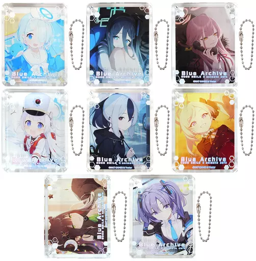 雑貨　全8種セット 「ブルーアーカイブ -Blue Archive-×GOOD SMILE×animatecafe CoLotta(トレーディングアクリルプレートキーホルダー) vol.2」