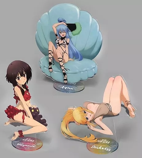 アクリルスタンド・アクリルパネル　全3種セット BIGアクリルスタンド 「あたり付きランダムHITくじ! この素晴らしい世界に祝福を!」 あたり景品