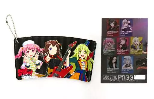 集合 カップスリーブキーホルダー＆PASS風ステッカー 「劇場版 BanG Dream! FILM LIVE 2nd Stage」 アニメイト・ゲーマーズ・ムービック通販限定 グッズ付き前売券特典
