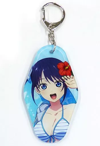 水瀬渚 両面キーホルダー 水着 ver. 「カノジョも彼女×THEキャラSHOP」