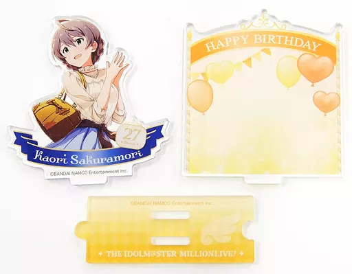 桜守歌織 バースデーアクリルスタンド 「アイドルマスター ミリオンライブ!」（本体不備（中））