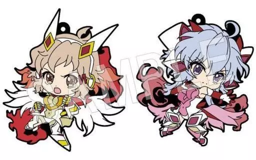 響＆クリス(バーニングエクスドライブVer.) ラバーストラップセット 「戦姫絶唱シンフォギアXV」