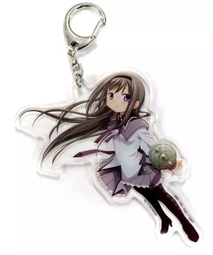 魔法少女 まどか☆マドカ 暁美ほむら 推し払いキーホルダー 駿河屋 -<中古>暁美ほむら 推し払いキーホルダー 「魔法少女