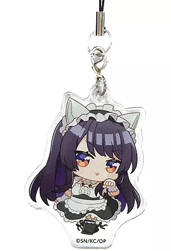 可知白草(猫耳メイド/ミニキャラ) アクリルストラップ 「くじ引き堂 幼なじみが絶対に負けないラブコメ オンラインくじ」 D-8賞