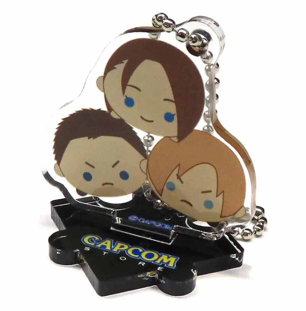集合(バイオハザード) 「カプころん トレーディングアクリルスタンドキーホルダー」 CAPCOM STORE TOKYO限定